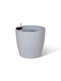 Viva Round Self-Watering Rolling Planter, 20" Diameter, Set Of 2 -Garden Outfitters Store 3 4 crop 8612933 3899