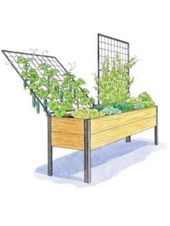 Space-Maker Pivoting Trellis, 8' -Garden Outfitters Store 8590367 SMTrellis 8ft tif