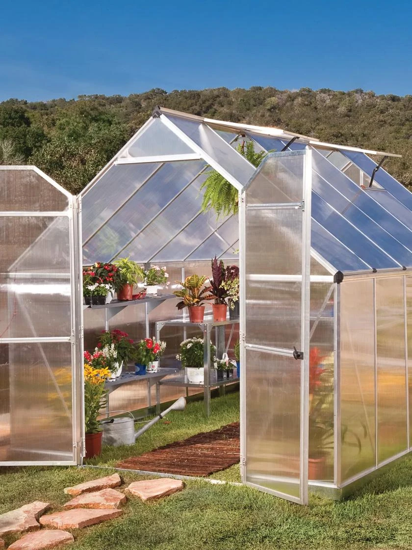 Canopia® By Palram Essence™ Greenhouse, 8' X 12' 1 Canopia® By Palram Essence™ Greenhouse, 8' X 12'