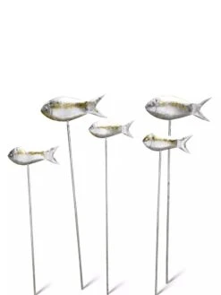 Fish Out Of Water Garden Stakes, Set Of 5 -Garden Outfitters Store 8593672 0067 tif