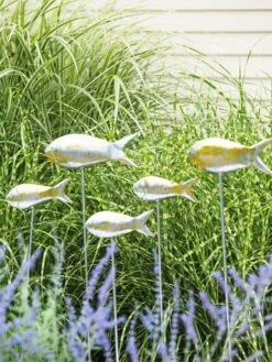 Fish Out Of Water Garden Stakes, Set Of 5 -Garden Outfitters Store 8593672 9131 tif