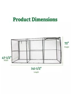 Crop Cage, 4' X 12' -Garden Outfitters Store 8596540 2