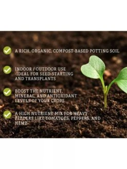 Vermont Compost Company Fort Vee™ Potting Mix, 20 Quarts -Garden Outfitters Store 8599281 3