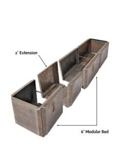 Corten Steel Modular Raised Bed, 2'x6' 13 Corten Steel Modular Raised Bed, 2'x6' -Garden Outfitters Store 8610701 4010 tif