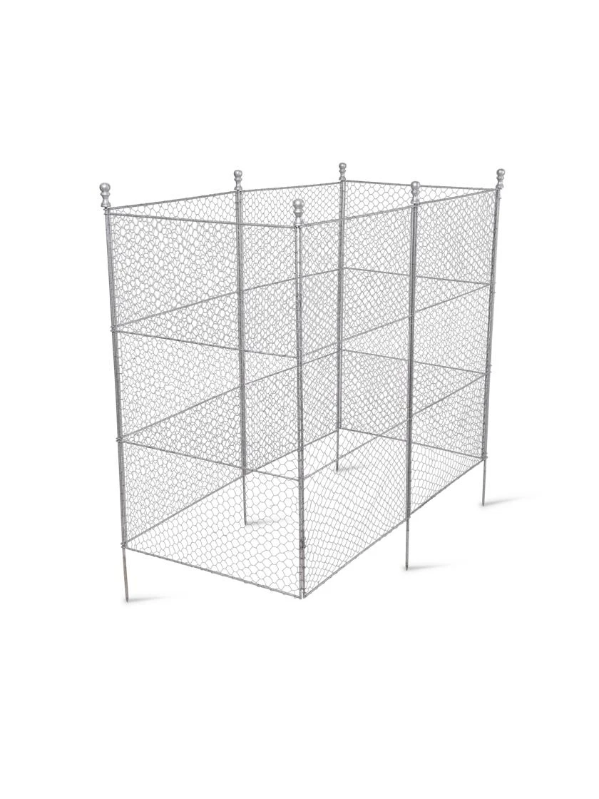 Tall Chicken Wire Critter Fence With Gate 7 Tall Chicken Wire Critter Fence With Gate - Image 7