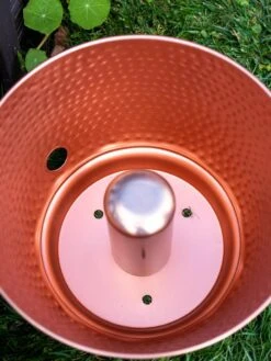 Hammered Copper Hose Pot With Lid 16 Hammered Copper Hose Pot With Lid -Garden Outfitters Store 8613311 0022