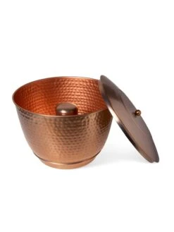 Hammered Copper Hose Pot With Lid 18 Hammered Copper Hose Pot With Lid -Garden Outfitters Store 8613311 5812