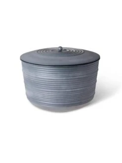 Ribbed Hose Pot With Lid 13 Ribbed Hose Pot With Lid -Garden Outfitters Store 8613332 5801