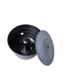 Ribbed Hose Pot With Lid 10 Ribbed Hose Pot With Lid -Garden Outfitters Store 8613332 5808