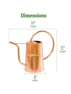 Copper Indoor Watering Can 6 Copper Indoor Watering Can -Garden Outfitters Store Copper Watering Can
