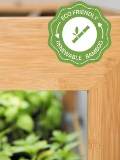 Bamboo LED Grow Light Garden For Succulents And Seeds -Garden Outfitters Store bamboo grow light icon 3 4 1